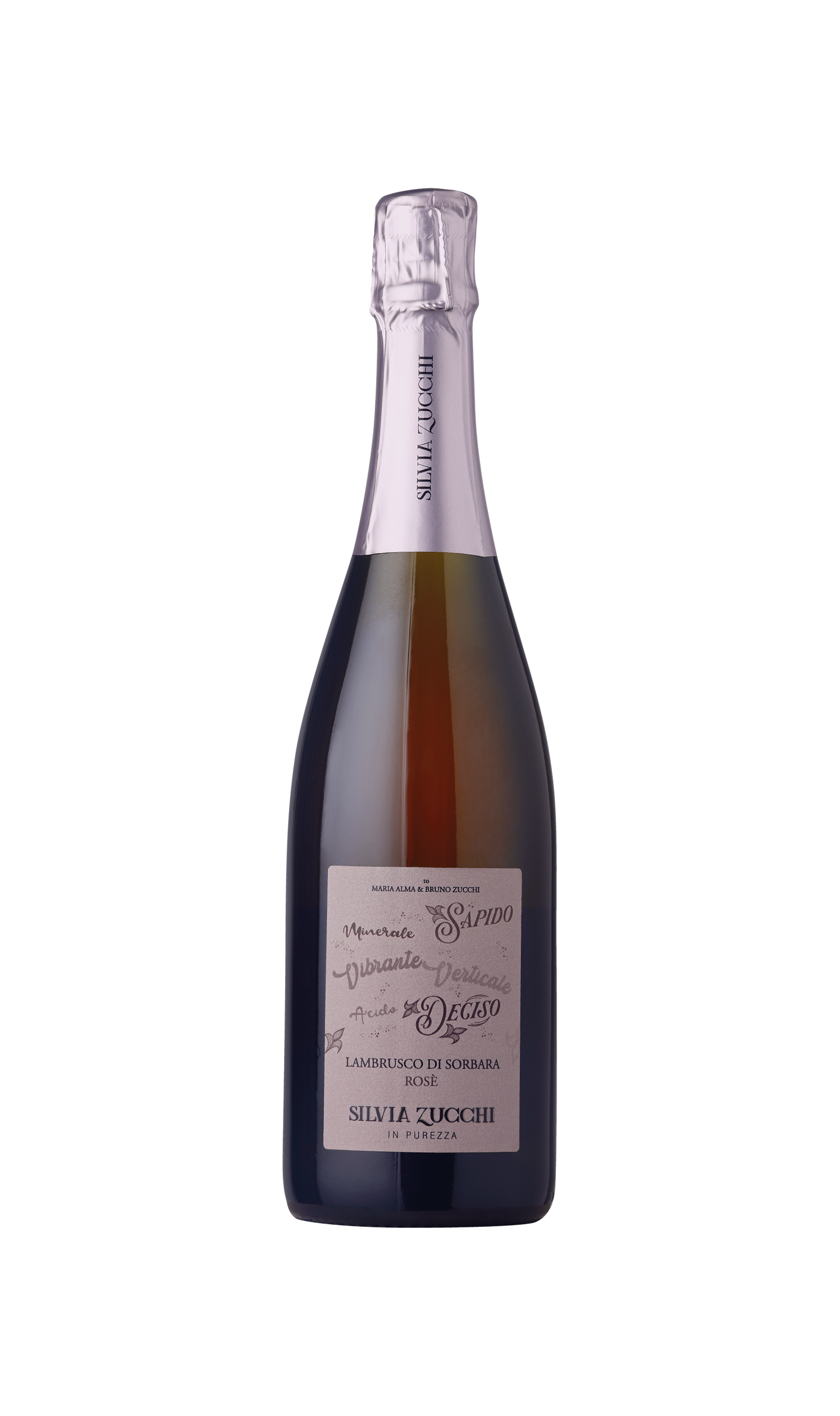 ROSATO Lambrusco Sorbara Spumante brut Linea di Silvia Zucchi, 0,75L