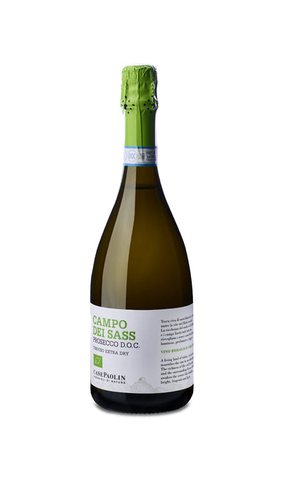 CAMPO DEI SASS - Prosecco Treviso Extra Dry BIO - CASE PAOLIN, 0,75L